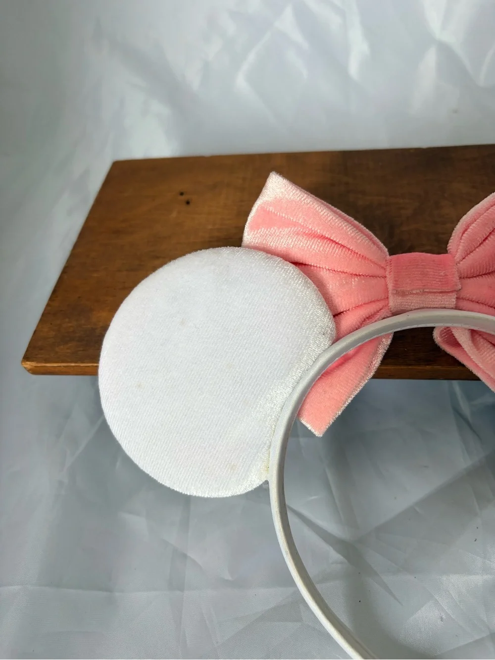 Pink Bow Mouse Ears-Minnie-Style Kids Headband to Wear to Disney World
